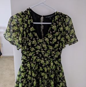 Topshop Petite Floral Dress - Petite US 2